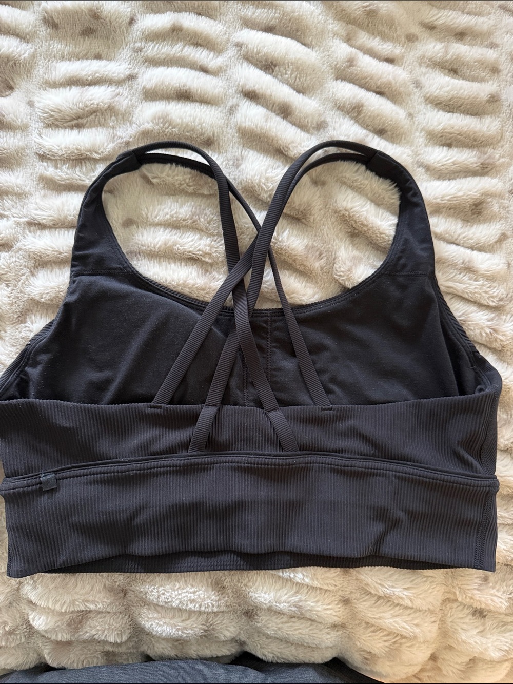 lululemon Black Strappy Sports Bralette - Women's Activewear